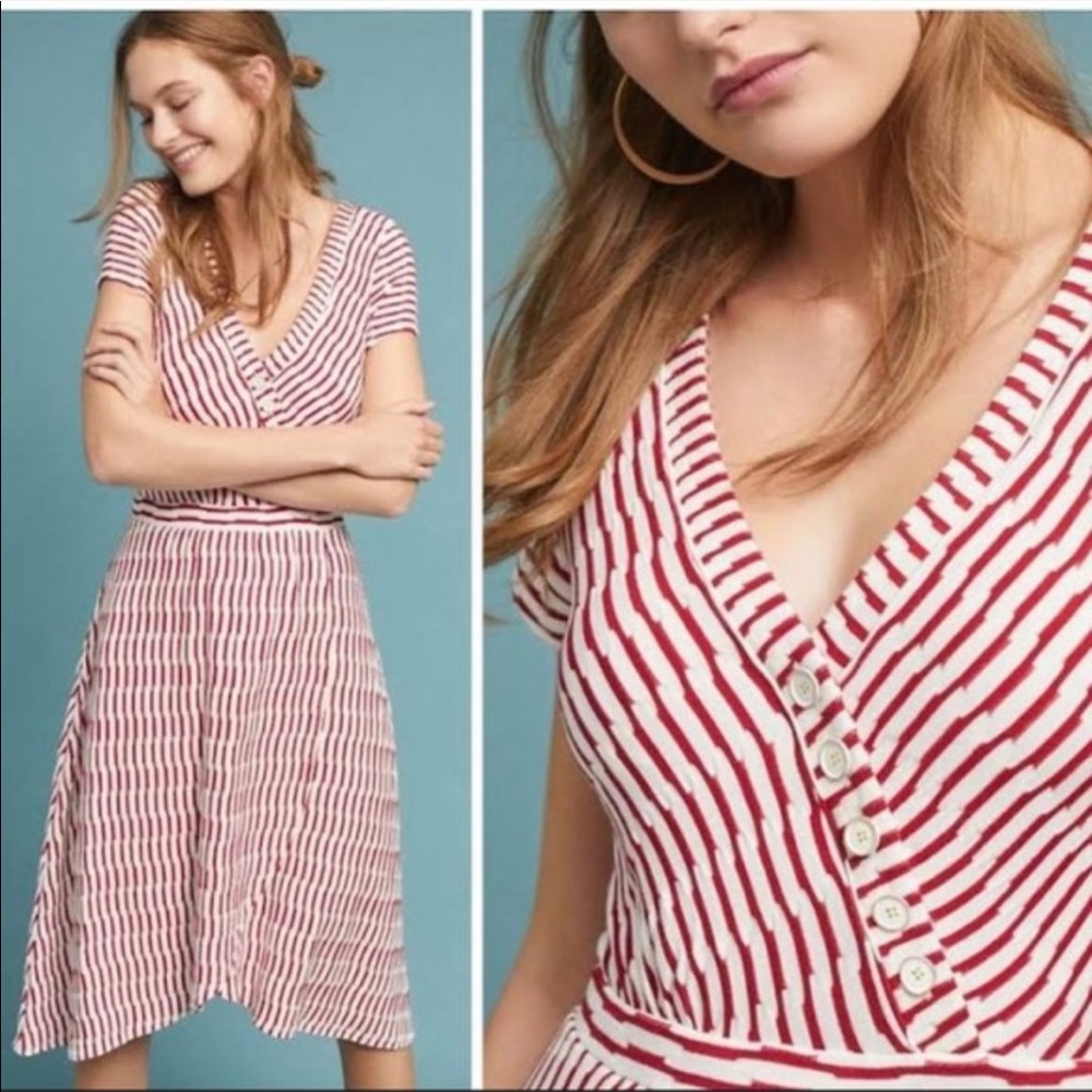 Anthropologie Maeve Paladino Textured Dress